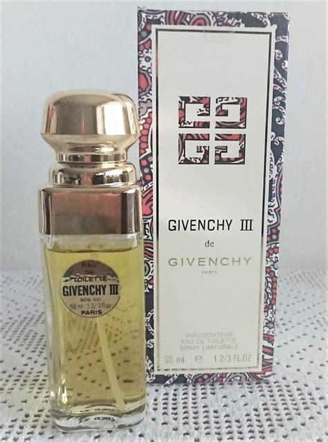 givenchy iii history|givenchy iii perfume vintage.